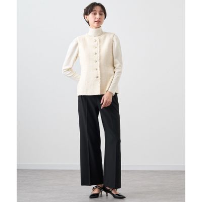 アナイ　フィルムツイードペプラムジレ フィルムツイードペプラムジレ|ANAYI OFFICIAL ONLINE STORE