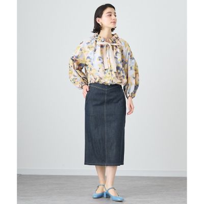セットアップ対応商品】ほぐしジャガードボリュームパフブルゾン 