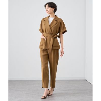 ri_aʕ•ﻌ•`ʔさま専用☆ICEフレンチスリーブジャケット スラブメッシュフレンチスリーブジャケット|allureville