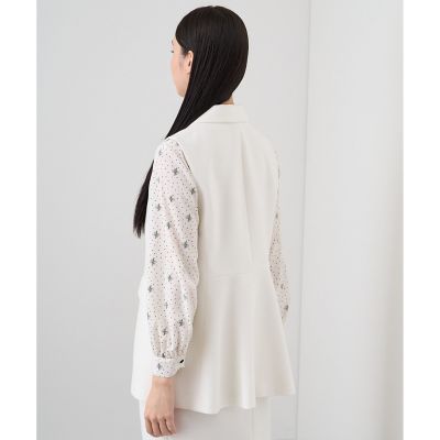 セットアップ対応商品】バスケットツイードペプラムジレ | ANAYI