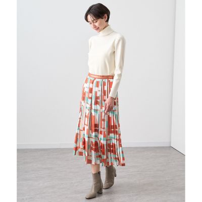 ANAYI プリーツスカート アイボリー サイズ36 シアードビープリーツ スカート|ANAYI OFFICIAL ONLINE STORE