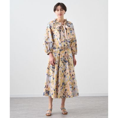 ANAYI ポリエステルツイル タックスカート38 ANAYI ポリエステルストレッチ タックスカート ピンク