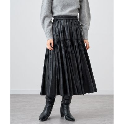 アナイ ANAYI カッセンサテンティアードスカート カッセンサテンティアードスカート | ANAYI/アナイ | 三越伊勢丹