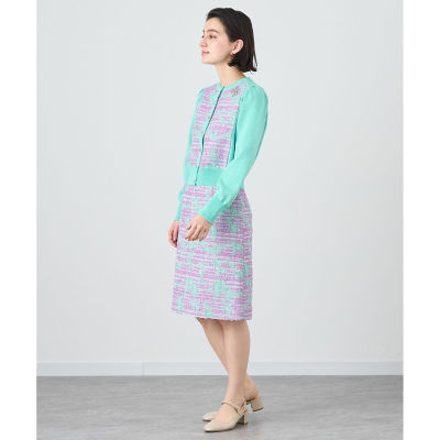 23区ニジュウサンク GIOLICA カラーミックスツイード スカートサイズ44