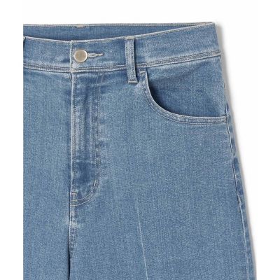 ストレッチデニムワイドパンツ