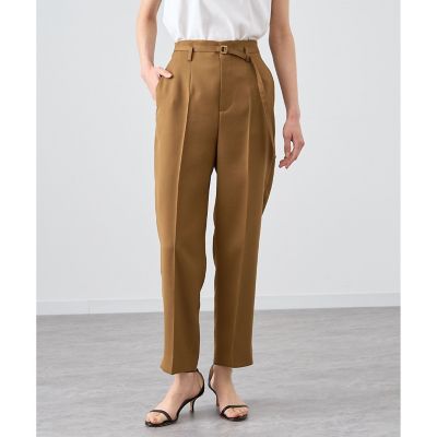 セットアップ対応商品】ストレッチツイルハイウエストパンツ