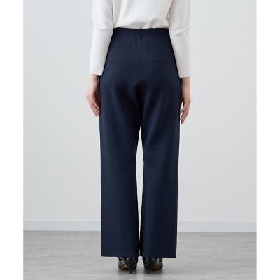【セットアップ対応商品】レーヨンナイロンニットパンツ