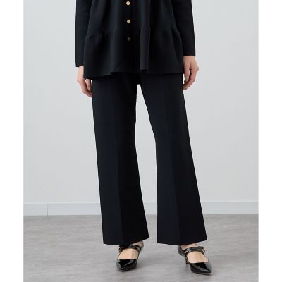 【セットアップ対応商品】レーヨンナイロンニットパンツ