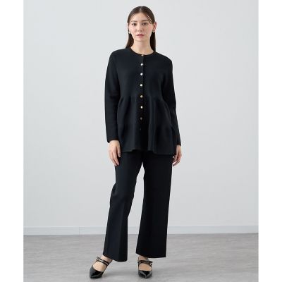 【セットアップ対応商品】レーヨンナイロンニットパンツ