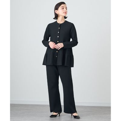 【セットアップ対応商品】レーヨンナイロンニットパンツ