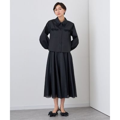 【Ｅｔｅｒｎａｌ　Ｌｉｎｅ　２０２４】コンパクトコットン刺繍衿　ブラウス