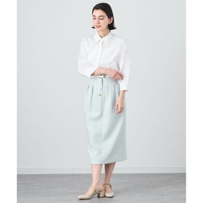 ブロードXチュールパフ袖 ブラウス | ANAYI/アナイ | 三越伊勢丹