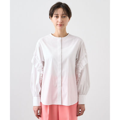なっつさま専用　アナイ　ANAYI　フリルブラウス コットン袖レースフリル ブラウス | ANAYI/アナイ | 三越伊勢丹