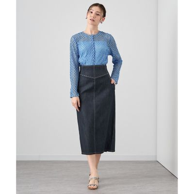 ANAYI｜フラワーチュールレース ブラウス | Rakuten Fashion