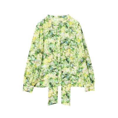 デジタルボタニカルプリントブラウス ANAYI アナイ ブラウス グリーン 楽天市場】【SALE／50%OFF】デジタルボタニカルプリントブラウス