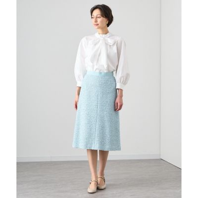 美品 ANAYI アナイ 2way コンパクトコットンボウタイ ブラウス BPF01_10_10241713460_0100?$