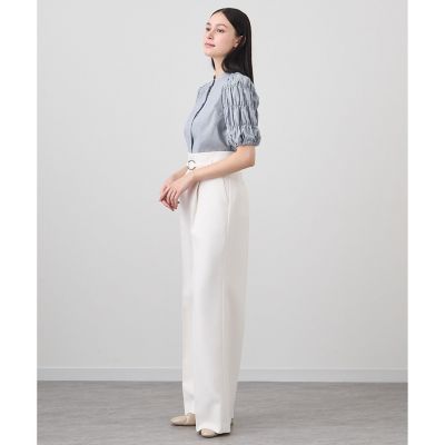 ANAYI（アナイ）の「メンシルクストライプティアードブラウス