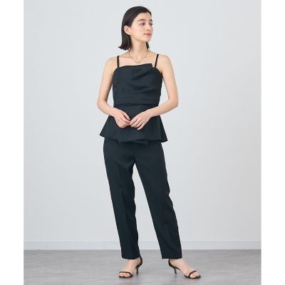 【セットアップ対応商品】ストレッチツイルタックキャミブラウス