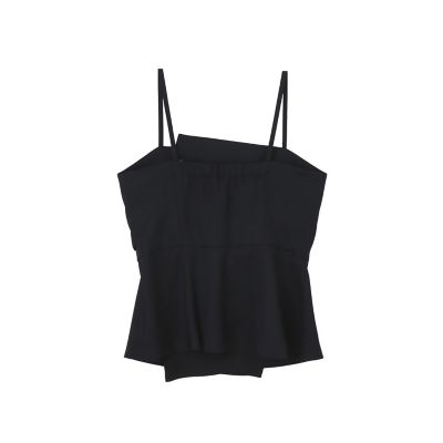 【セットアップ対応商品】ストレッチツイルタックキャミブラウス