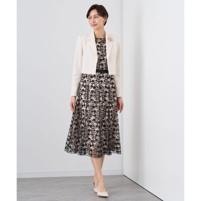 リーフチュールフレア ワンピース|ANAYI OFFICIAL ONLINE STORE