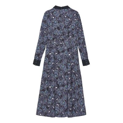 美品♡ANAYI 23年 完売商品 タロットプリントシャツワンピース定価5.9万 美品♡ANAYI 23年 完売商品 タロットプリントシャツワンピース