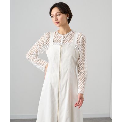 ANAYI デニムライクジャンパードレス ANAYI｜デニムライクジャンパードレス | Rakuten Fashion(楽天