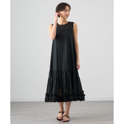 こぐふま　　　　　　　　　 ANAYI　オーガンジーワンピース 楽天市場】【SALE／50%OFF】シアーオーガンジーボウタイワンピース