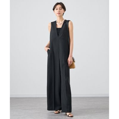 アナイ　リネン調オックスVオールインワン リネン調オックスVオールインワン|ANAYI OFFICIAL ONLINE STORE