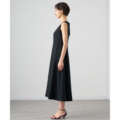 【セットアップ対応商品】プリペラリネンノースリフレア　ワンピース