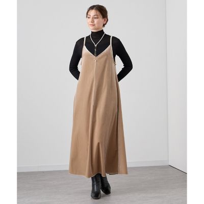 ベロアキャミソールワンピース
