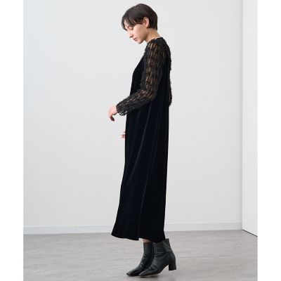 ベロアキャミソールワンピース
