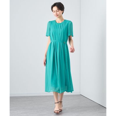 ✨極美品✨2024年 ANAYI シフォンコンビタックワンピース