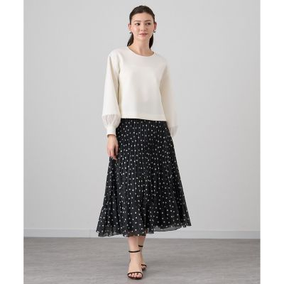 ダブルジャージー袖シアープルオーバー | ANAYI/アナイ | 三越伊勢丹