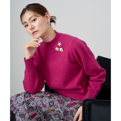 ウールカシミヤビジュー　プルオーバー