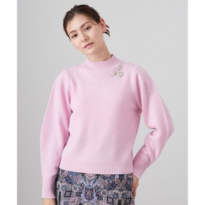 ウールカシミヤビジュー　プルオーバー