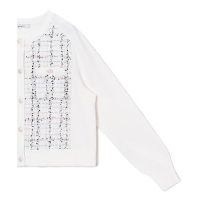リンカブル　ツイードドッキングカーディガン Eternal Line 2024】ミックスツイードドッキング