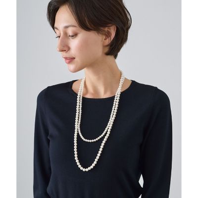 Eternal Line 2024】シルク混ストレッチボートネック