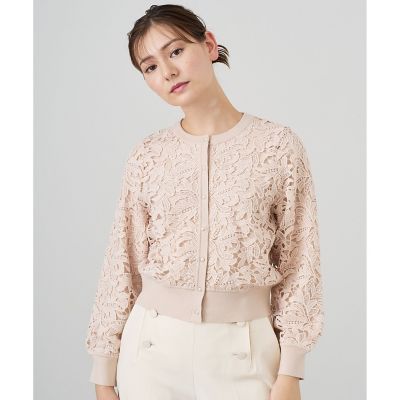 5月11日22時まで限定　タグ付き　完売品⭐︎アナイ　フイユレースカーディガン36 5月11日22時まで限定タグ付き完売品⭐︎アナイフイユレース