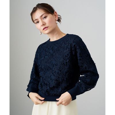 アナイフイユレース カーディガン38