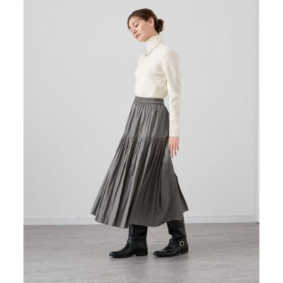 ウールストレッチタートル　プルオーバー