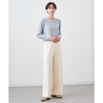 ラメブークレクルーネック プルオーバー | ANAYI/アナイ | 三越伊勢丹