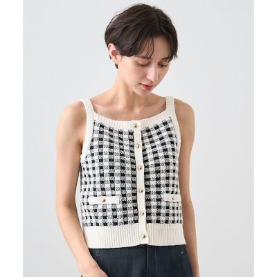 ANAYI/アナイ 【セットアップ対応商品】ギンガムブークレキャミ