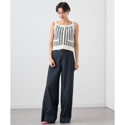 セットアップ対応商品】ギンガムブークレキャミ | ファッション・服 