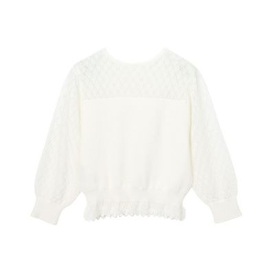 レーシー切替プルオーバー | ANAYI/アナイ | 三越伊勢丹