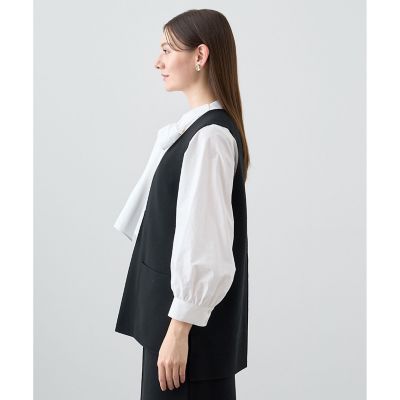 【セットアップ対応商品】ミラノリブポケットジレ