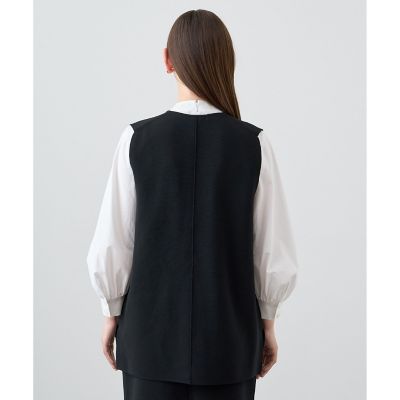 【セットアップ対応商品】ミラノリブポケットジレ