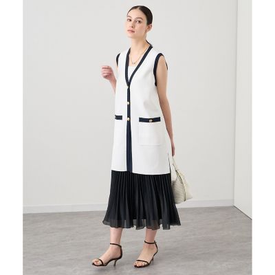 格安saleスタート ボ ハイツイスト配色ジレ 三越伊勢丹オンライン | ANAYI/アナイ | トップス