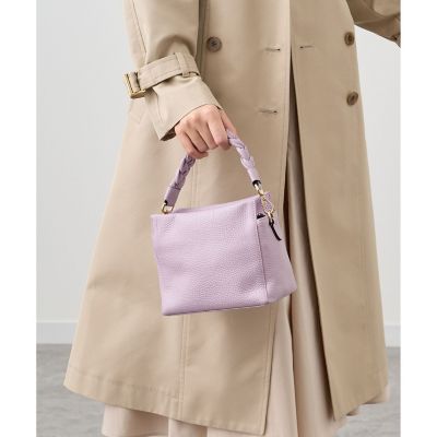 ANAYI イタリア製ハンドバッグ 2Wayショルダーストラップ付き タグ付き】ANAYI アナイ 2way レザー ショルダー ハンドバッグ