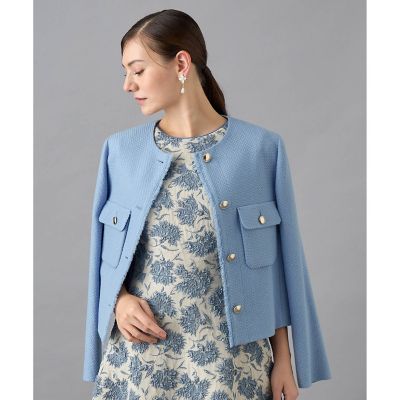 セットアップ対応商品】ウールプリペラノーカラー ジャケット | ANAYI