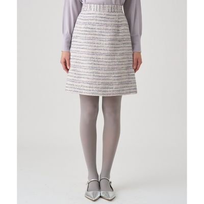 セットアップ対応商品】モールボーダーツイードミニ スカート | ANAYI